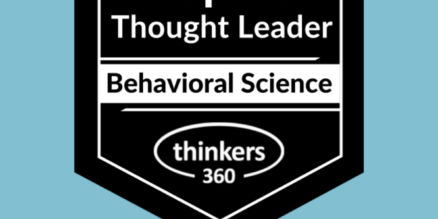 Honored to Be Named a Thinkers360 Top 50 Thought Leader in Behavioral Science